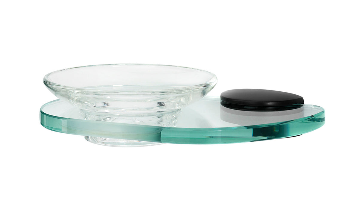 Alno A8930-BRZ: Euro Soap Holder w/Dish - Bronze