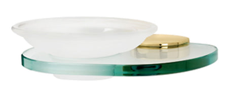 Alno A8930-PB: Euro Soap Holder w/Dish - Polished Brass