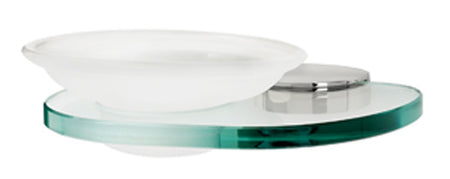 Alno A8930-PC: Euro Soap Holder w/Dish - Polished Chrome