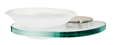Alno A8930-PN: Euro Soap Holder w/Dish - Polished Nickel