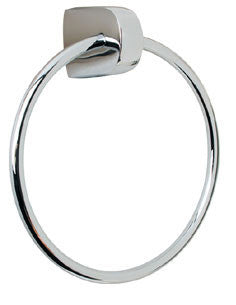 Alno A8940-SN: Euro Towel Ring - Satin Nickel