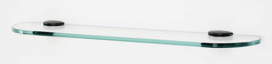 Alno A8950-24-BRZ: 24" Euro Glass Shelf w/Brackets - Bronze