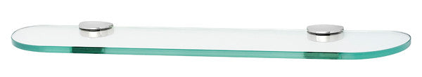 Alno A8950-24-PC: 24" Euro Glass Shelf w/Brackets - Polished Chrome