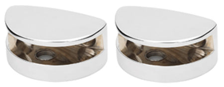 Alno A8950-PC: Euro Shelf Mounting Brackets (pair) - Polished Chrome