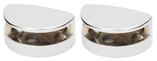 Alno A8950-PC: Euro Shelf Mounting Brackets (pair) - Polished Chrome