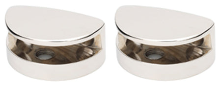 Alno A8950-PN: Euro Shelf Mounting Brackets (pair) - Polished Nickel