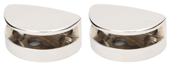 Alno A8950-PN: Euro Shelf Mounting Brackets (pair) - Polished Nickel