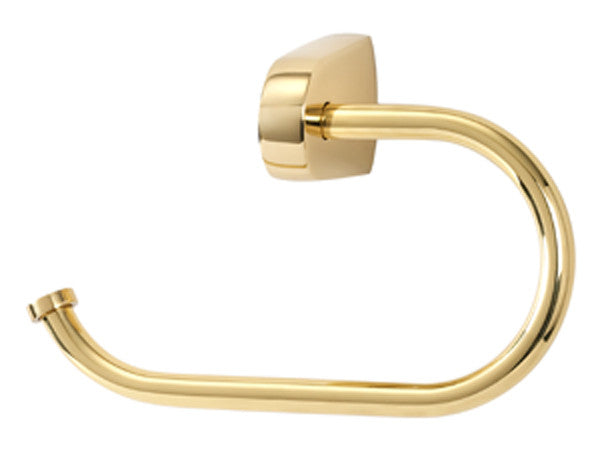 Alno A8966-PB: Euro Single Post Tissue Holder - Polished Brass