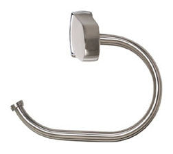 Alno A8966-SN: Euro Single Post Tissue Holder - Satin Nickel