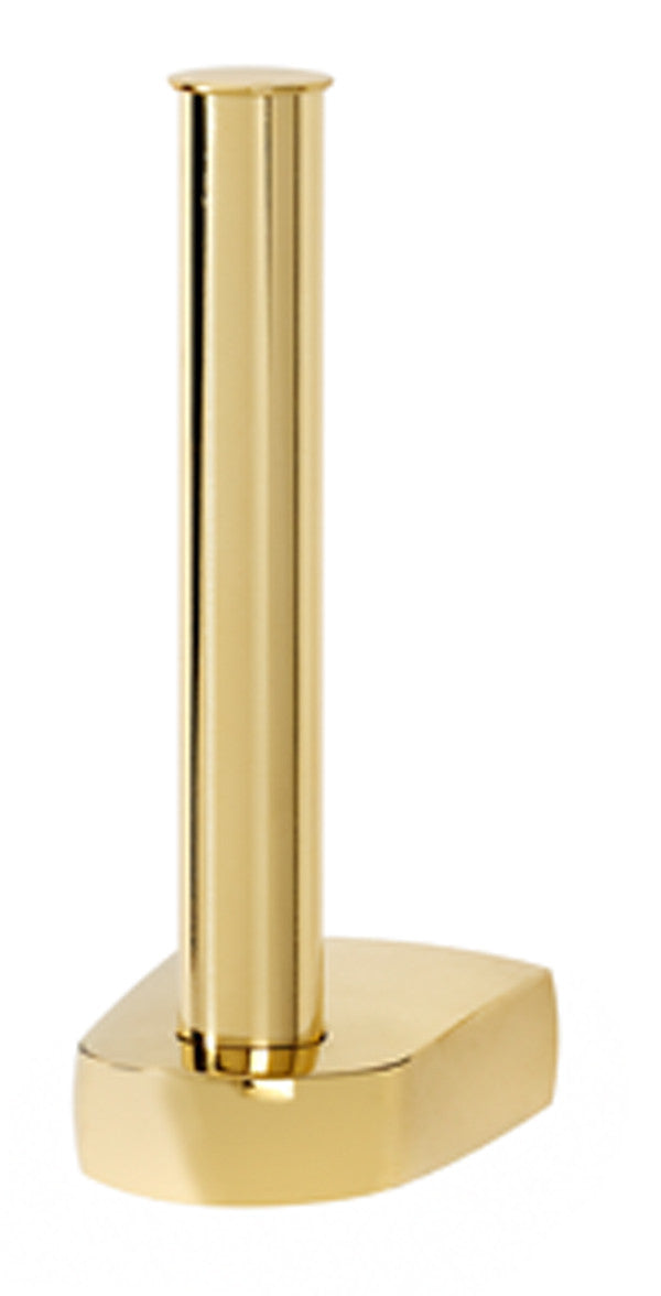 Alno A8967-PB/NL: Euro Reserve Tissue Holder - Unlacquered Brass