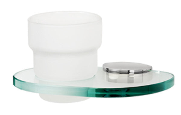 Alno A8970-PC: Euro Tumbler Holder w/Tumbler - Polished Chrome
