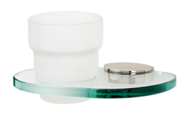 Alno A8970-PN: Euro Tumbler Holder w/Tumbler - Polished Nickel