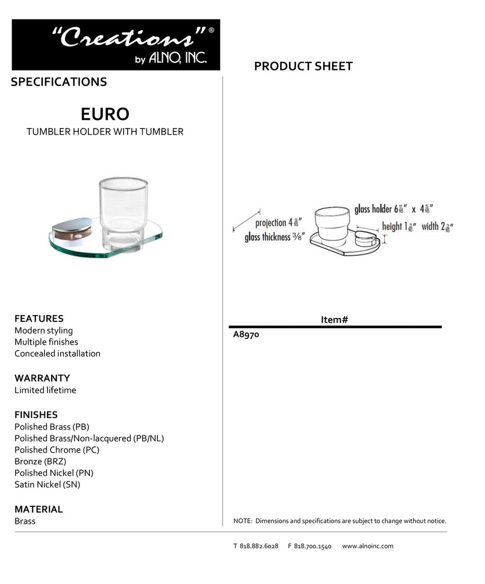 Specificaton Sheet