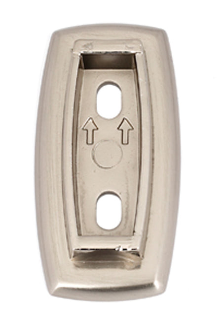 Alno A8989-SN: Euro Baseplate (each) - Satin Nickel