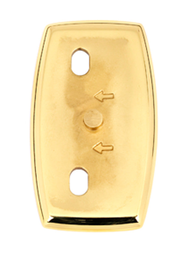 Alno A8990-PB/NL: Euro Baseplate For A8950 Only (each) - Unlacquered Brass