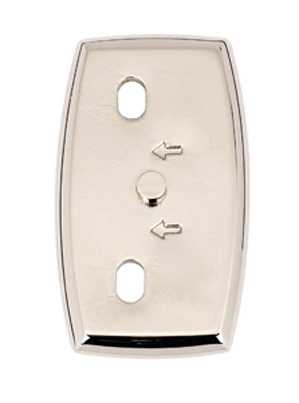 Alno A8990-PN: Euro Baseplate For A8950 Only (each) - Polished Nickel