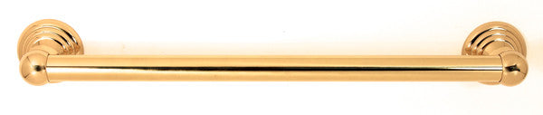 Alno A9020-24-PB/NL: 24" cc Embassy Towel Bar - Unlacquered Brass