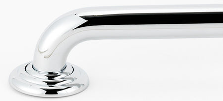 Alno A9022-24-PC: 24" cc Embassy Grab Bar - Polished Chrome