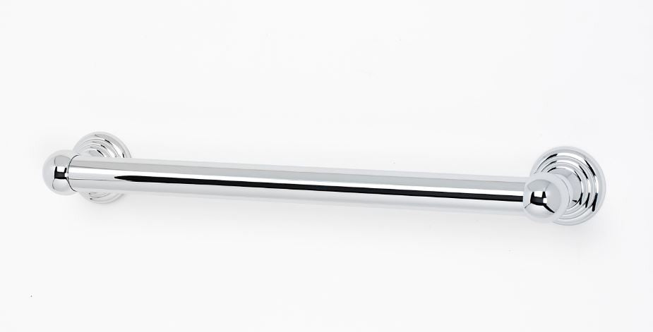 Alno A9023-24-PC: 24" cc Embassy Grab Bar - Polished Chrome