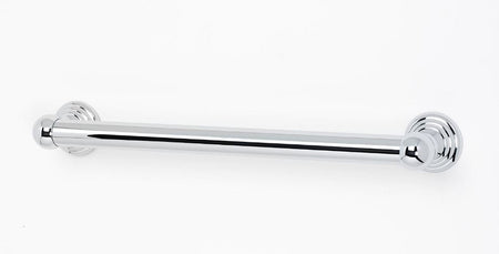 Alno A9023-18-PC: 18" cc Embassy Grab Bar - Polished Chrome