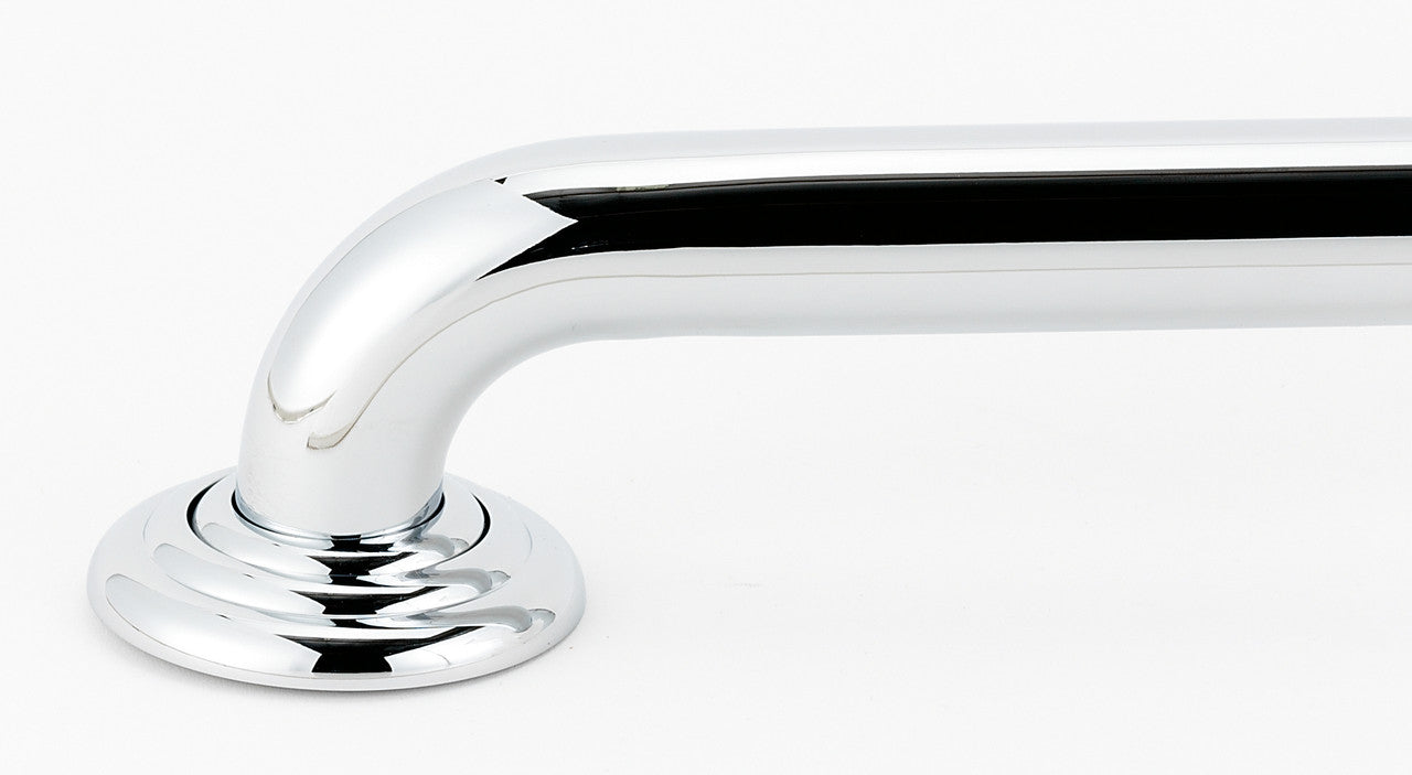 Alno A9024-PC: Embassy Grab Bar Mounting Brackets (pair) - Polished Chrome