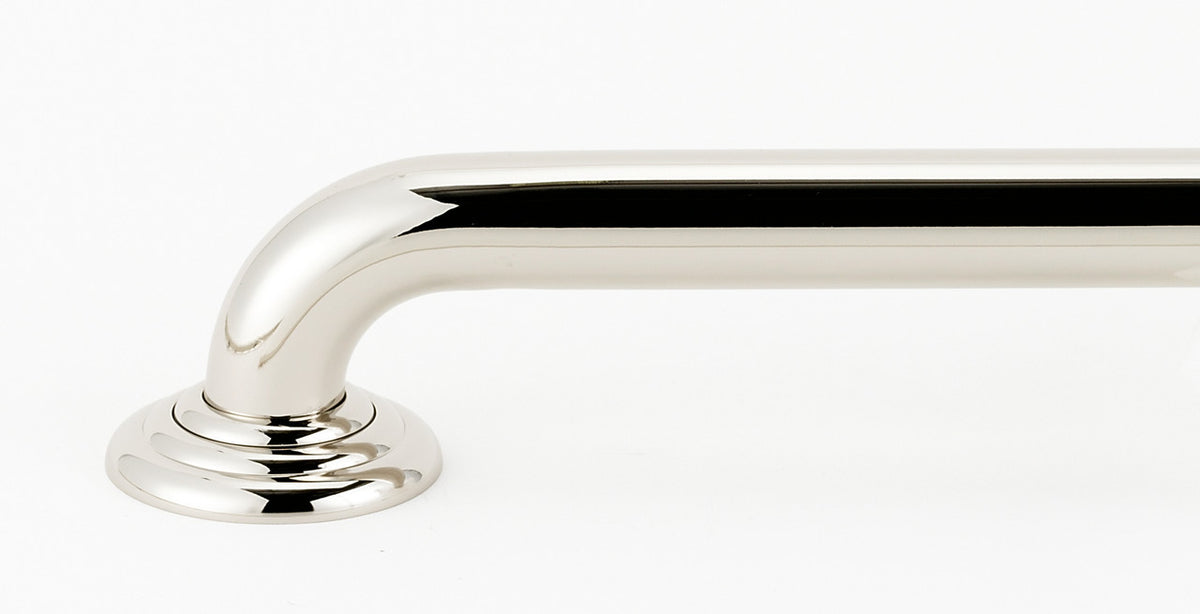 Alno A9024-PN: Embassy Grab Bar Mounting Brackets (pair) - Polished Nickel