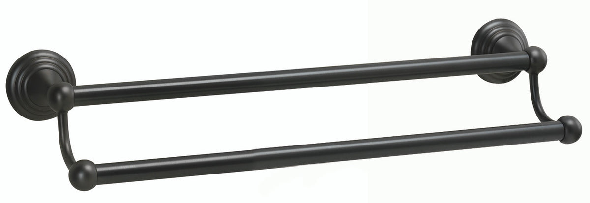 Alno A9025-24-BRZ: 24" cc Embassy Double Towel Bar - Bronze