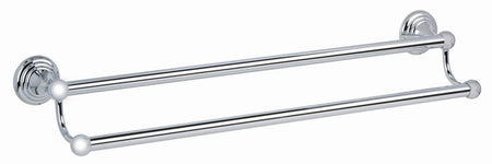 Alno A9025-24-PC: 24" cc Embassy Double Towel Bar - Polished Chrome