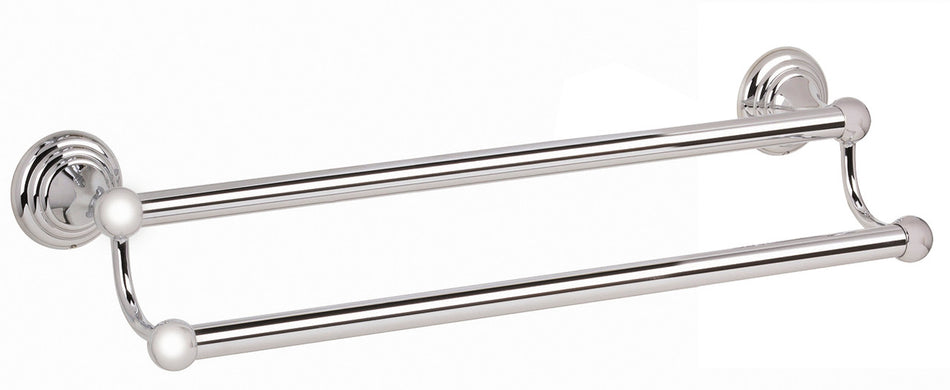 Alno A9025-24-PN: 24" cc Embassy Double Towel Bar - Polished Nickel