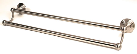 Alno A9025-24-SN: 24" cc Embassy Double Towel Bar - Satin Nickel