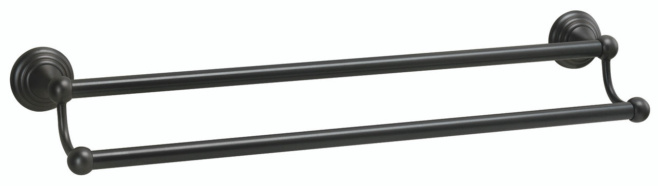 Alno A9025-30-BRZ: 30" cc Embassy Double Towel Bar - Bronze