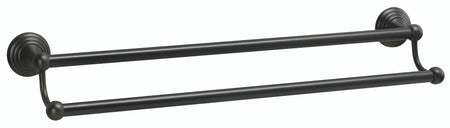 Alno A9025-30-BRZ: 30" cc Embassy Double Towel Bar - Bronze