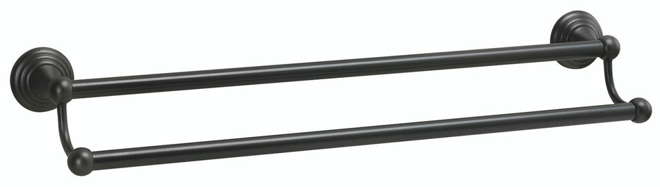 Alno A9025-30-BRZ: 30" cc Embassy Double Towel Bar - Bronze