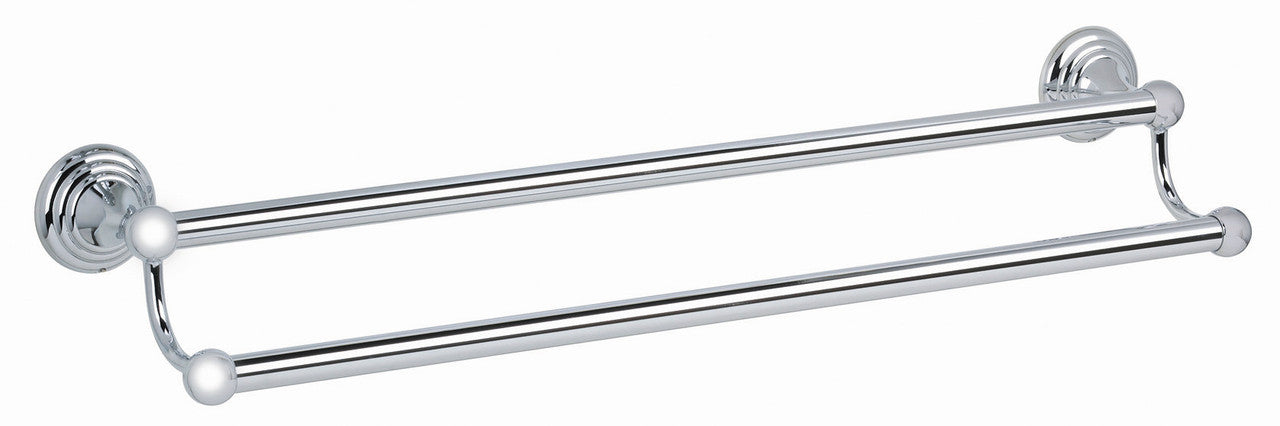 Alno A9025-30-PC: 30" cc Embassy Double Towel Bar - Polished Chrome