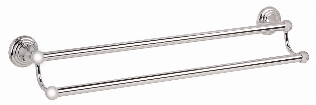Alno A9025-30-PN: 30" cc Embassy Double Towel Bar - Polished Nickel