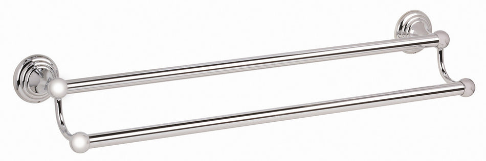Alno A9025-30-PN: 30" cc Embassy Double Towel Bar - Polished Nickel
