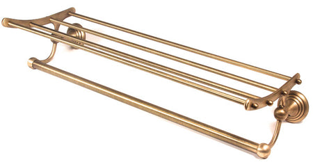 Alno A9026-24-AE: 24" cc Embassy Towel Rack - Antique English