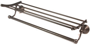 Alno A9026-24-CHBRZ: 24" cc Embassy Towel Rack - Chocolate Bronze