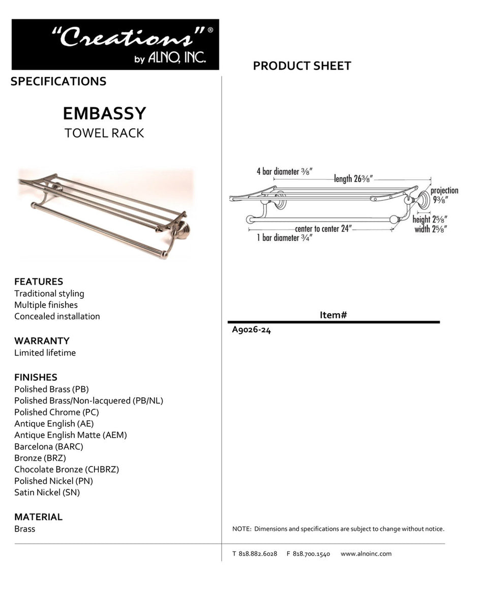 Specificaton Sheet