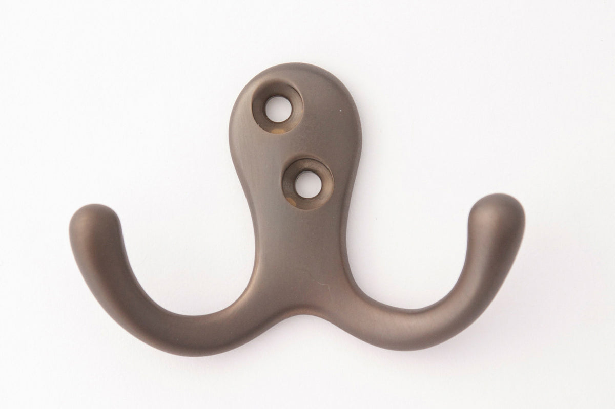 Alno A903-CHBRZ: Double Robe Hook - Chocolate Bronze
