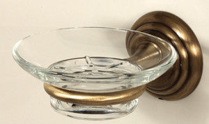 Alno A9030-AE: Embassy Soap Holder w/Dish - Antique English