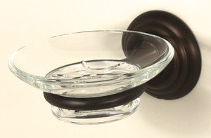 Alno A9030-CHBRZ: Embassy Soap Holder w/Dish - Chocolate Bronze