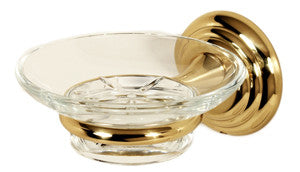 Alno A9030-PB: Embassy Soap Holder w/Dish - Polished Brass