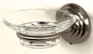 Alno A9030-SN: Embassy Soap Holder w/Dish - Satin Nickel