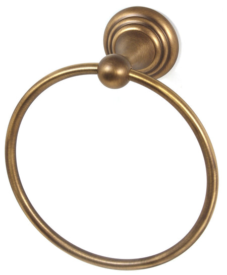Alno A9040-AEM: 7" Embassy Towel Ring - Antique English Matte