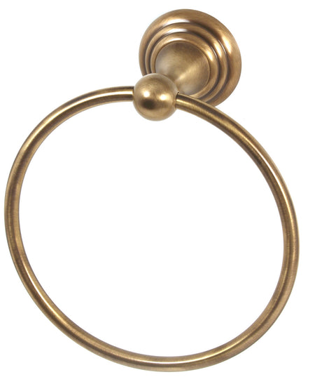 Alno A9040-AE: 7" Embassy Towel Ring - Antique English