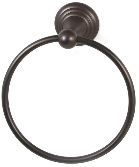 Alno A9040-CHBRZ: 7" Embassy Towel Ring - Chocolate Bronze