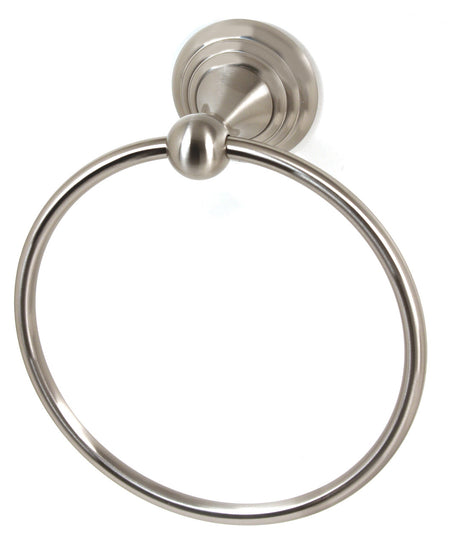 Alno A9040-SN: 7" Embassy Towel Ring - Satin Nickel