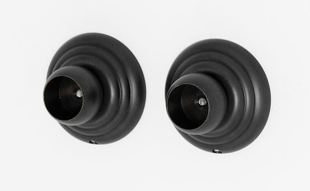 Alno A9046-BARC: Embassy Shower Rod Mounting Brackets (pair) - Barcelona