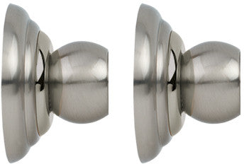 Alno A9046-SN: Embassy Shower Rod Mounting Brackets (pair) - Satin Nickel